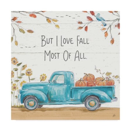 Trademark Fine Art Daphne Brissonnet 'Fall Market Iv' Canvas Art, 18x18 WAP04750-C1818GG